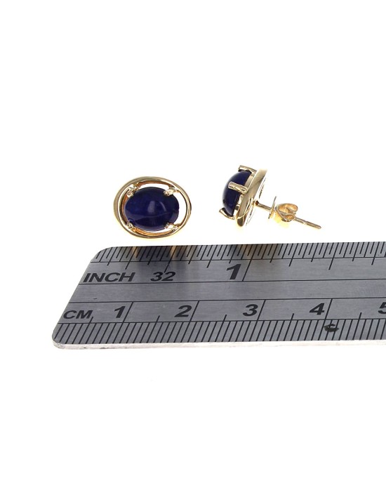 Lapsi Lazuli Stud Earrings